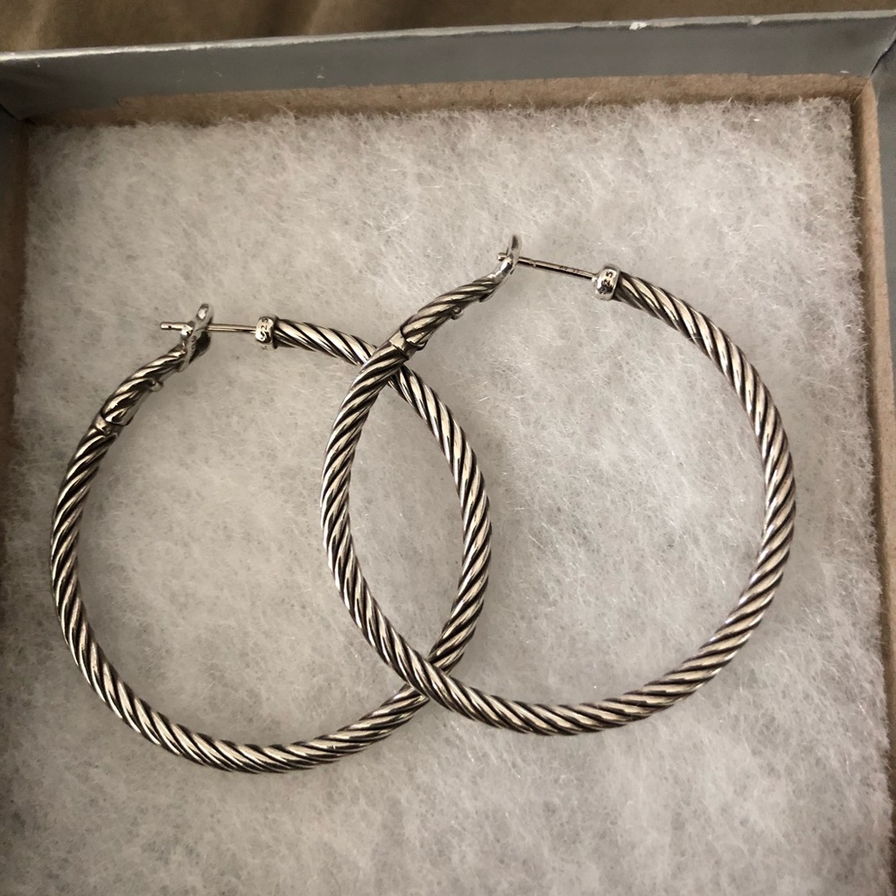 David Yurman Hoop Earrings